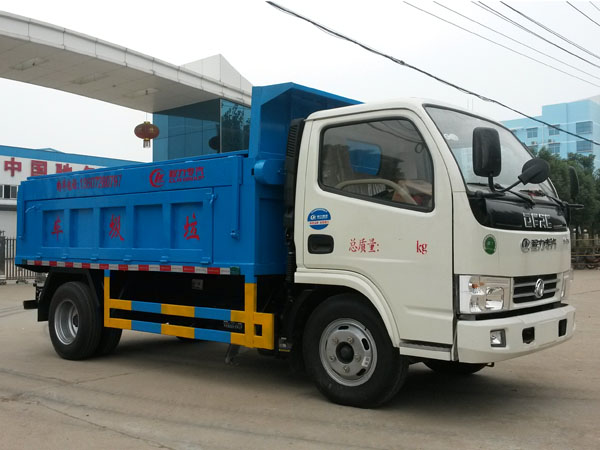 東風(fēng)銳鈴側(cè)翻蓋自卸式垃圾車